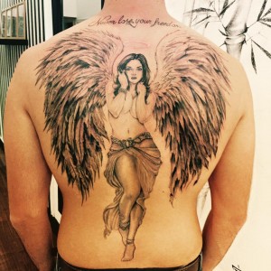 tatuaje de angel