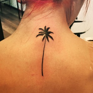 Tatuaje de palmera