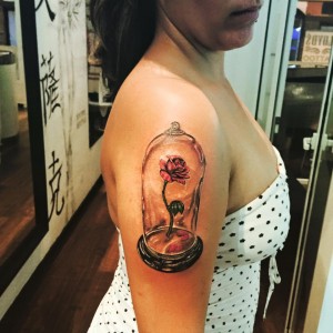 Tatuaje de Rosa roja